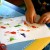 Tissue paper painting craft project